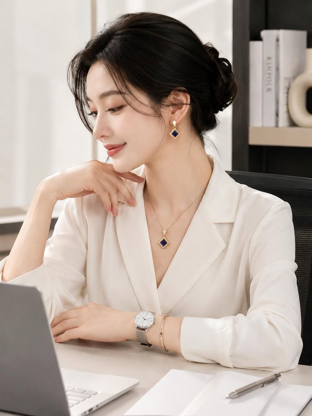 Set Gossie Dây Mành Sapphire Hoàng Gia - ảnh 4