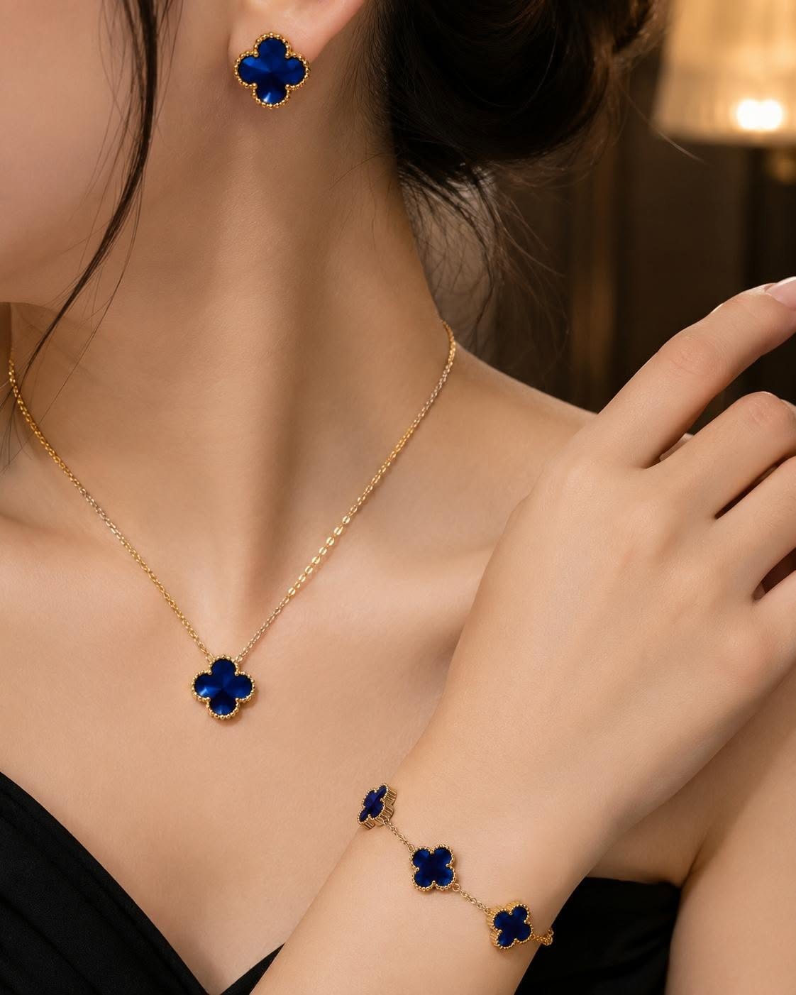 Set Cỏ Bốn Lá Bầu Trời Sao Xanh Thẫm - ảnh 4